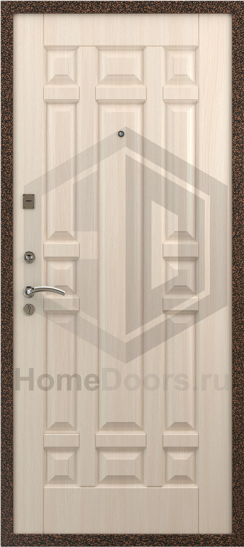 Входная утепленная дверь МДФ "Бурбон" Норд М фото