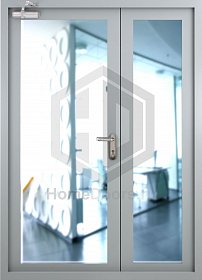 Тамбурная дверь со стеклом фото