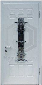 Входная дверь со стеклом № 23 фото