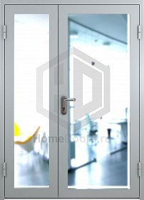 Тамбурная дверь со стеклом фото