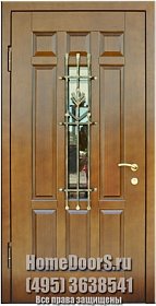 Уличная дверь со стеклом №8 фото