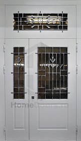 Дверь с ковкой №21 фото