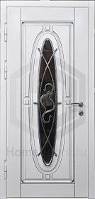 Дверь с ковкой №14 фото