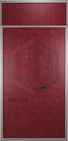 Тамбурная дверь с фрамугой на площадку на 2-4 квартиры фото