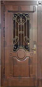 Уличная дверь со стеклом №37 фото