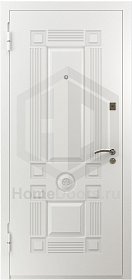 Белая входная дверь Омега RAL фото