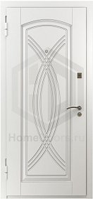 Белая входная дверь Суматра RAL фото