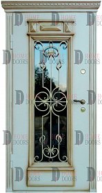 Уличная дверь со стеклом №6 фото