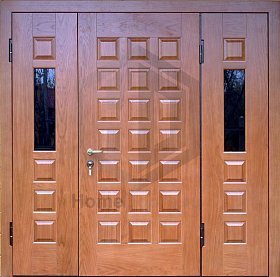 Входная дверь со стеклом №45 фото