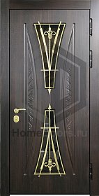 Дверь с ковкой №25 фото