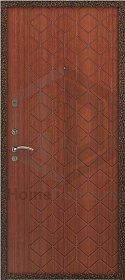 Дверь в коттедж МДФ "Ультиматум" Норд М винорит фото
