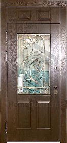 Дверь с ковкой №34 фото