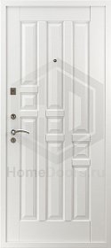 Белая входная дверь Капри RAL фото